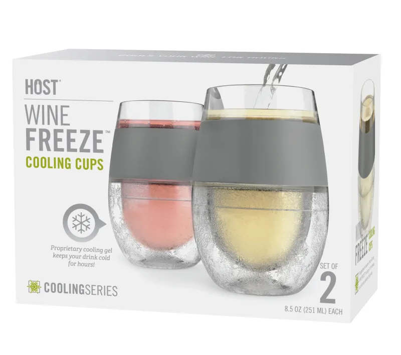 Wine FREEZE™ en Gris, Lot de 2