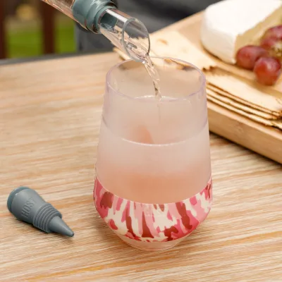 Wine FREEZE™ XL in Pink Camo, 2er-Set