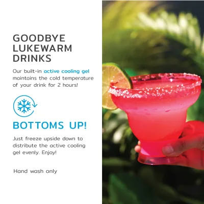Margarita FREEZE™ i Punch Pink, sæt med 2