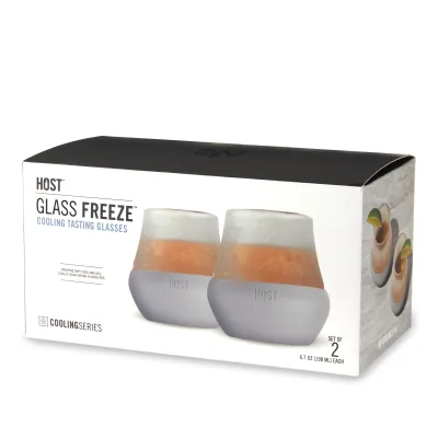 Glass Tasting FREEZE™ in Grau, 2er-Set