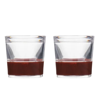 Whiskey FREEZE™ i træmønster, sæt med 2