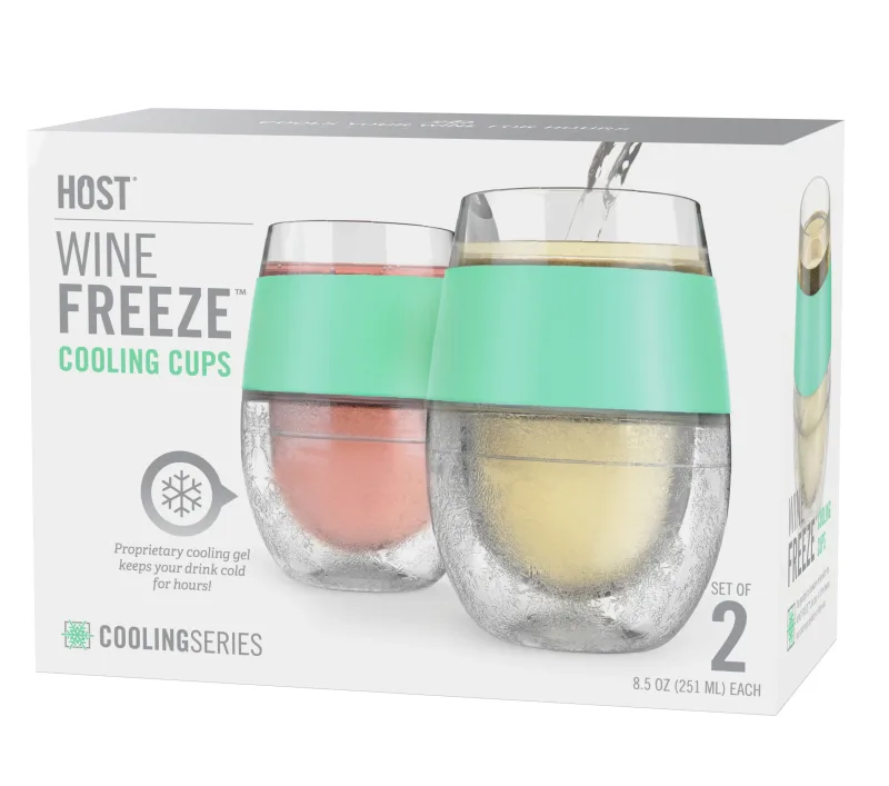 Wine FREEZE™ 薄荷綠，2件套