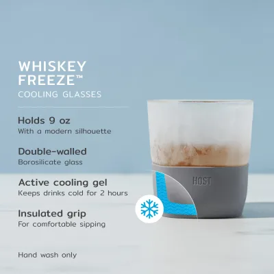 Glass Whiskey FREEZE™ 灰色套裝（2件裝）
