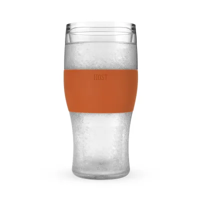 Beer FREEZE 冰杯 焦橙色，2件套