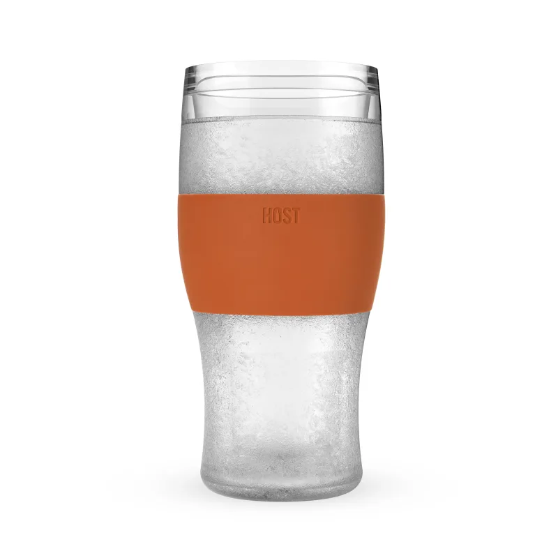 Beer FREEZE 冰杯 焦橙色，2件套