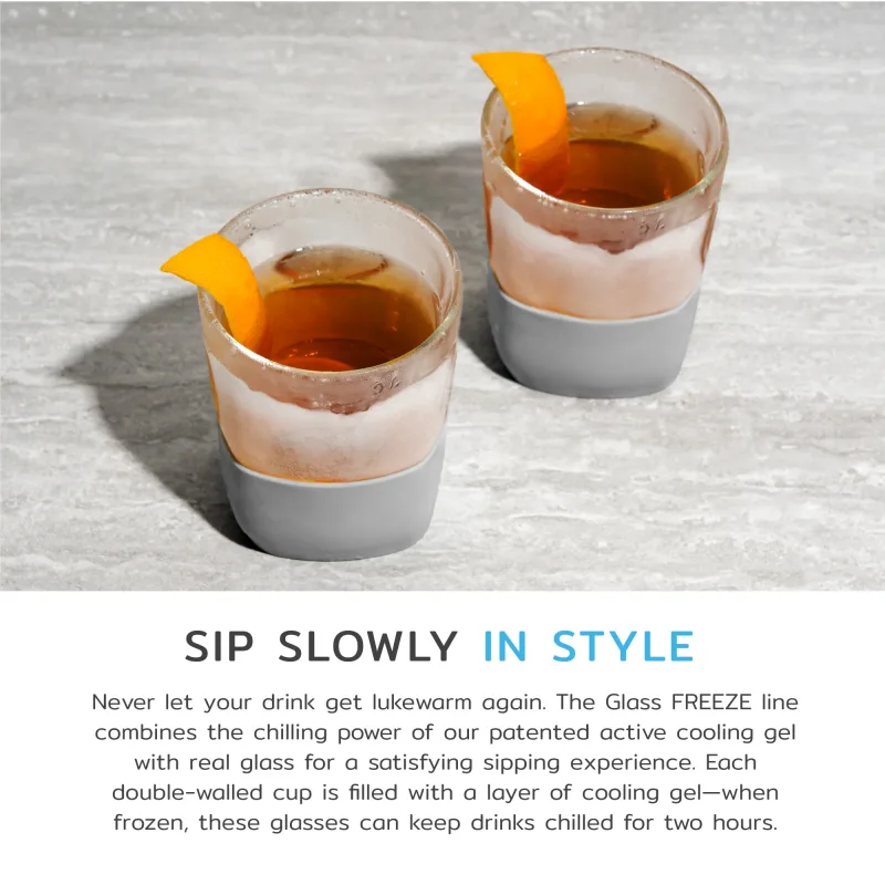 Glass Whiskey FREEZE™ 灰色套裝（2件裝）
