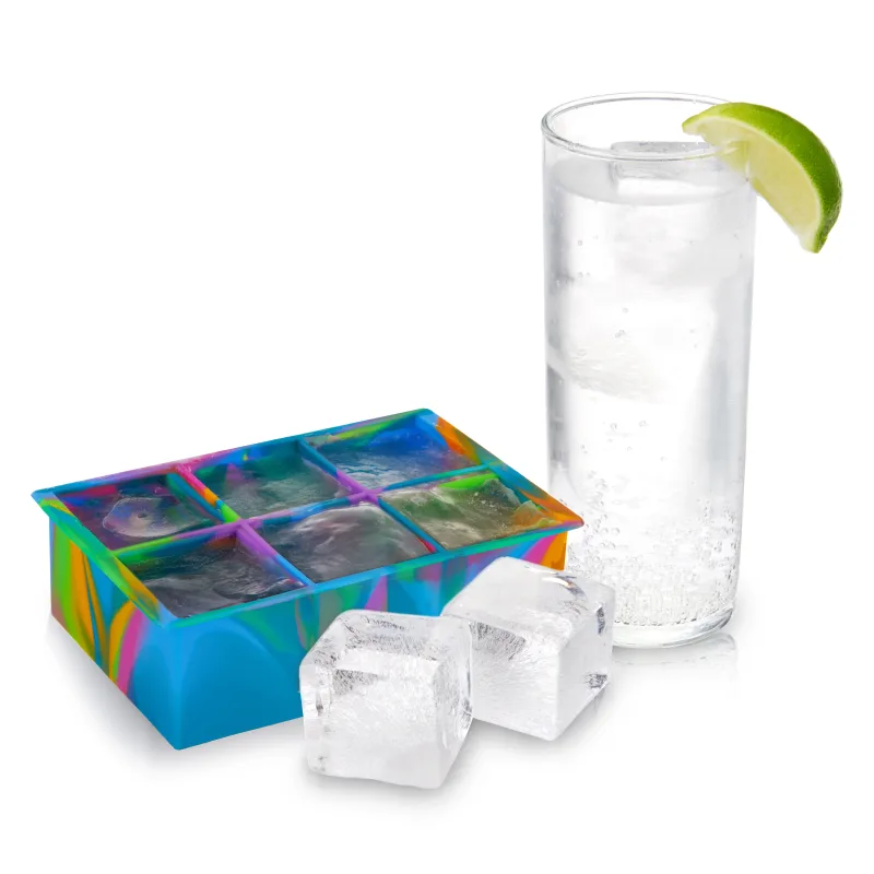 Cubitera de 2" con tapa en mármol de colores
