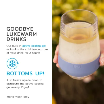 Wine FREEZE™ XL i skifferblå, 2-pack