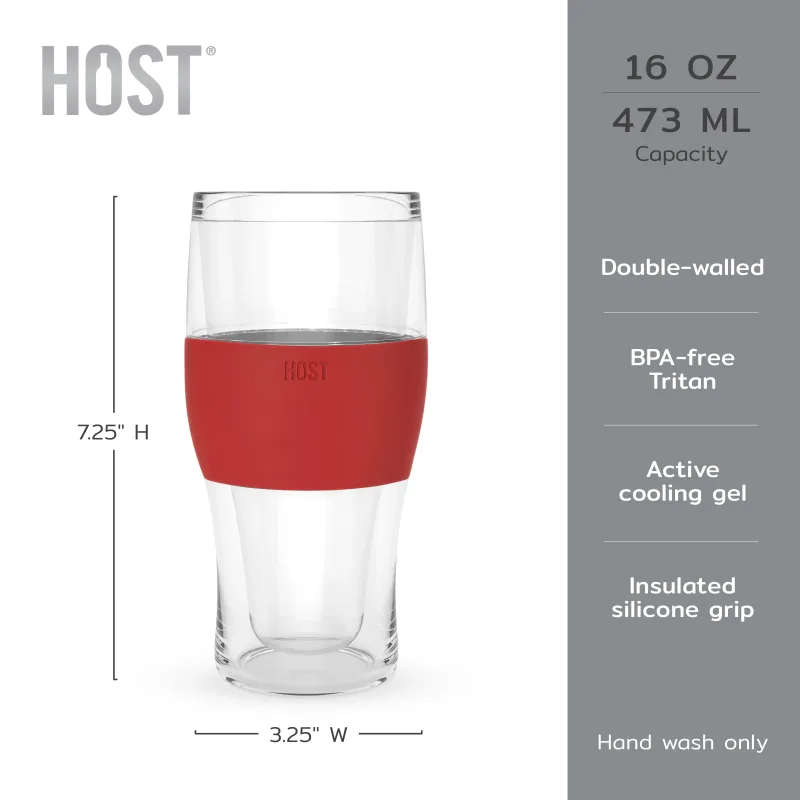 Crimson Red Beer FREEZE -jäähdytysmuki, 2 kpl