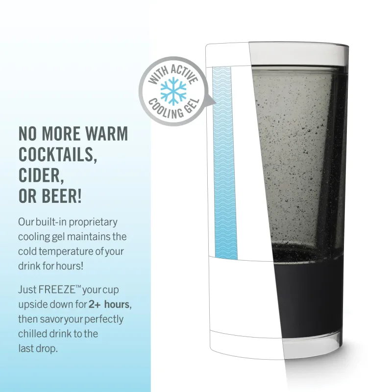 Highball FREEZE™ em Cinzento Tingido, Conjunto de 2